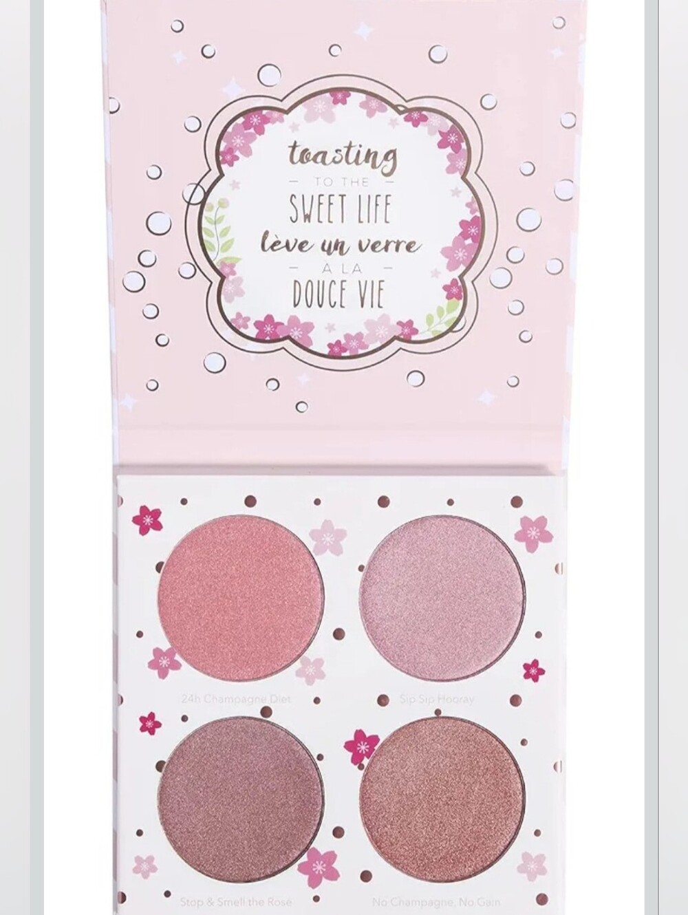 New Champagne Rosé Shimmer Blushlighter Palette